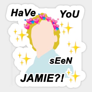 HaVe YoU sEeN JAMIE? | Jamie Campbell Bower | STRANGER THINGS NETFLIX Sticker